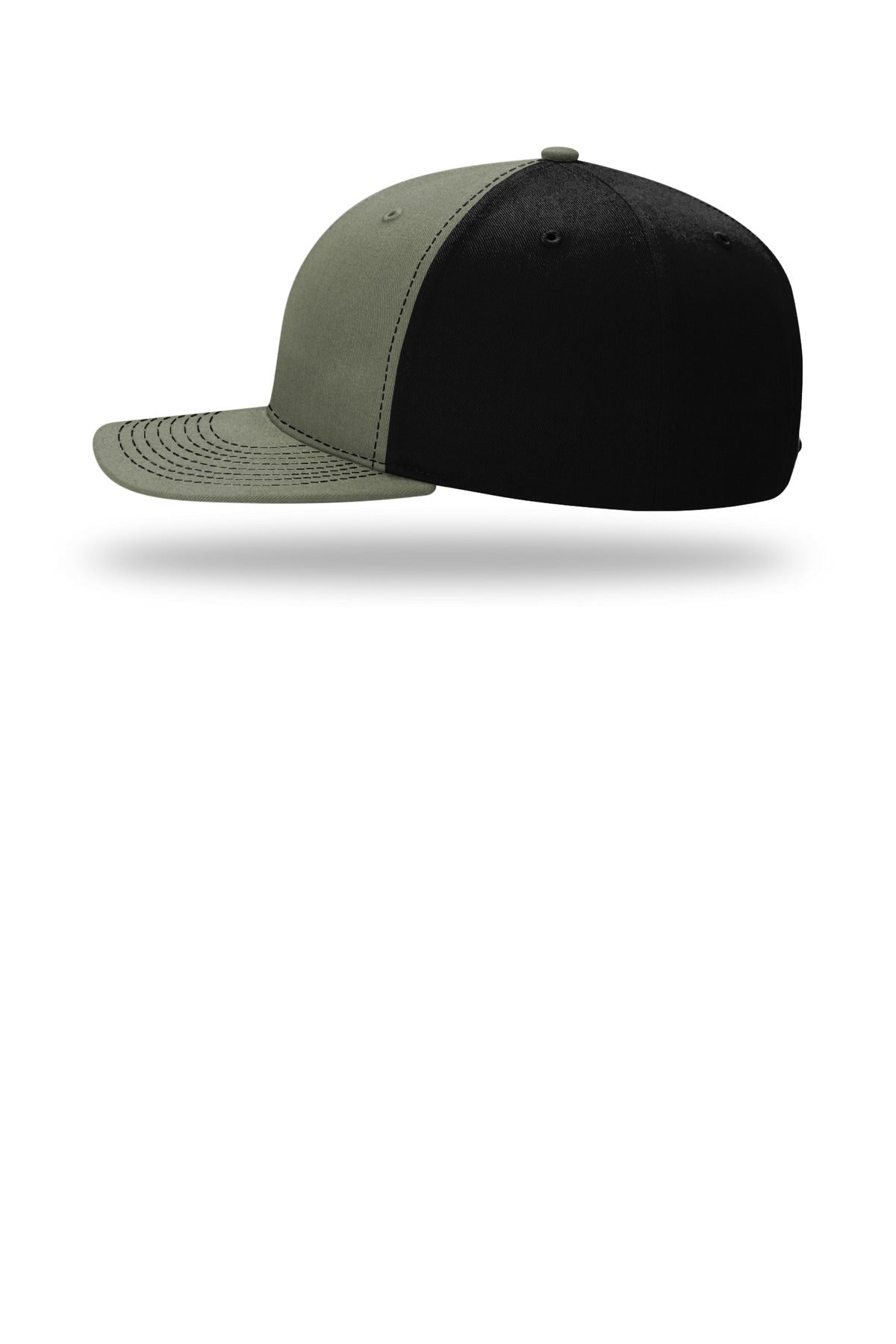 Loden/Blk Richardson Solid Twill Trucker 312