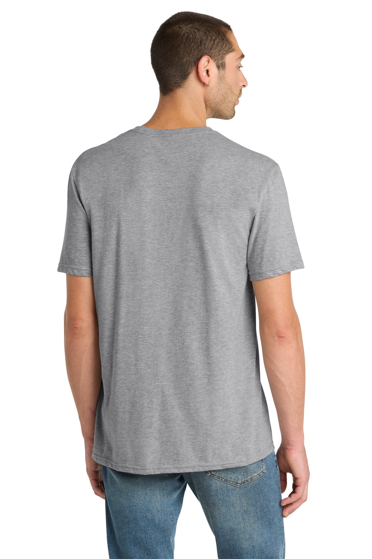 Lt Hthr Grey District Perfect Blend CVC Tee. DM108