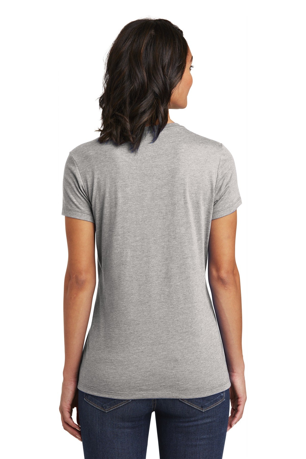 Lt Hthr Grey District Women's Very Important Tee . DT6002