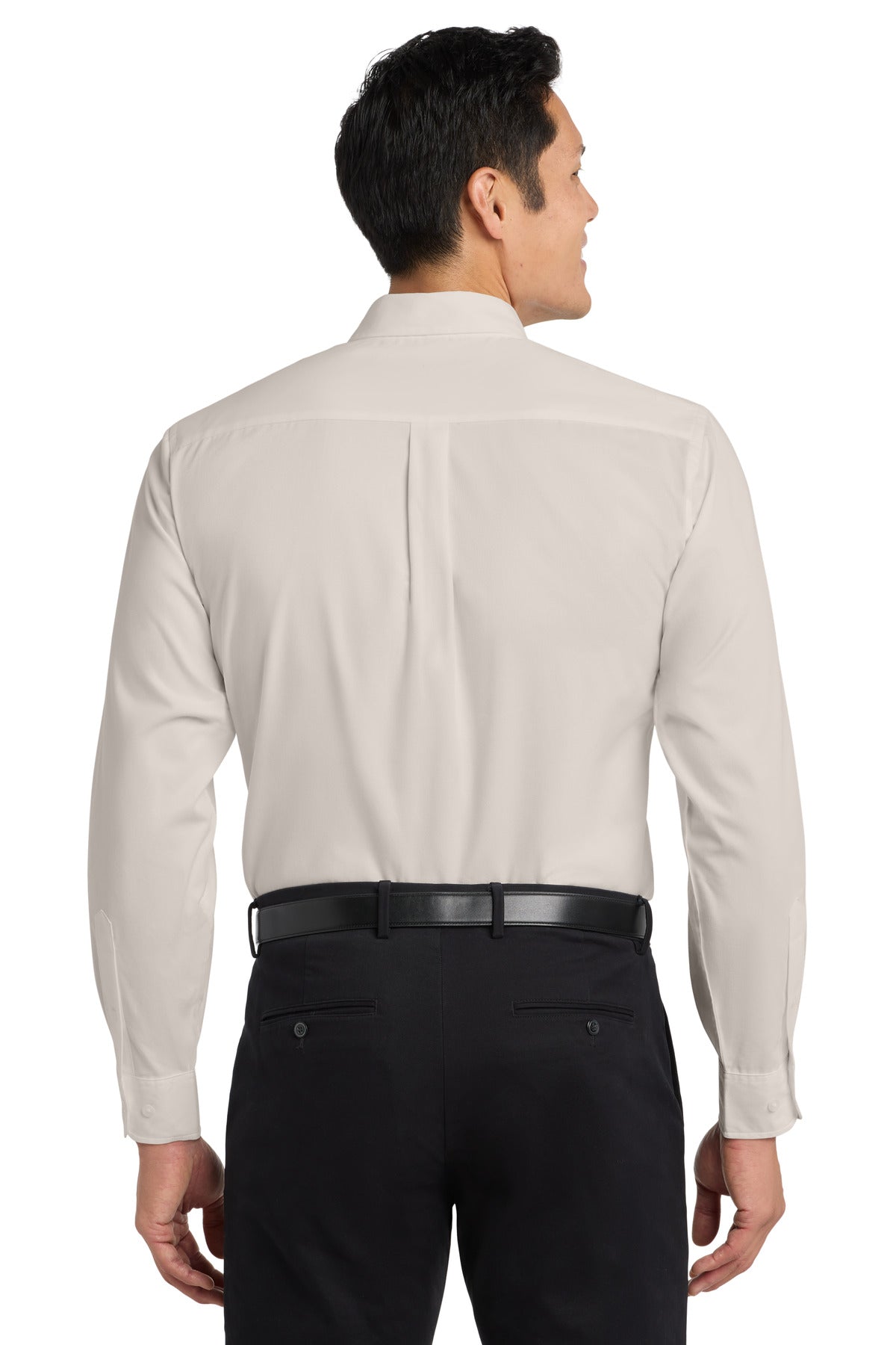 LT STN/CLSC NY Port Authority Extended Size Long Sleeve Easy Care Shirt S608ES