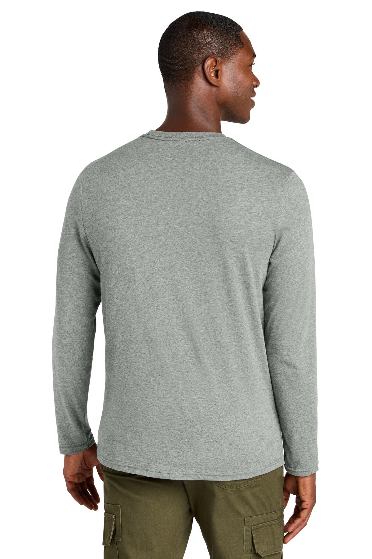 LtHtGry District Perfect Weight CVC Long Sleeve Tee DT185