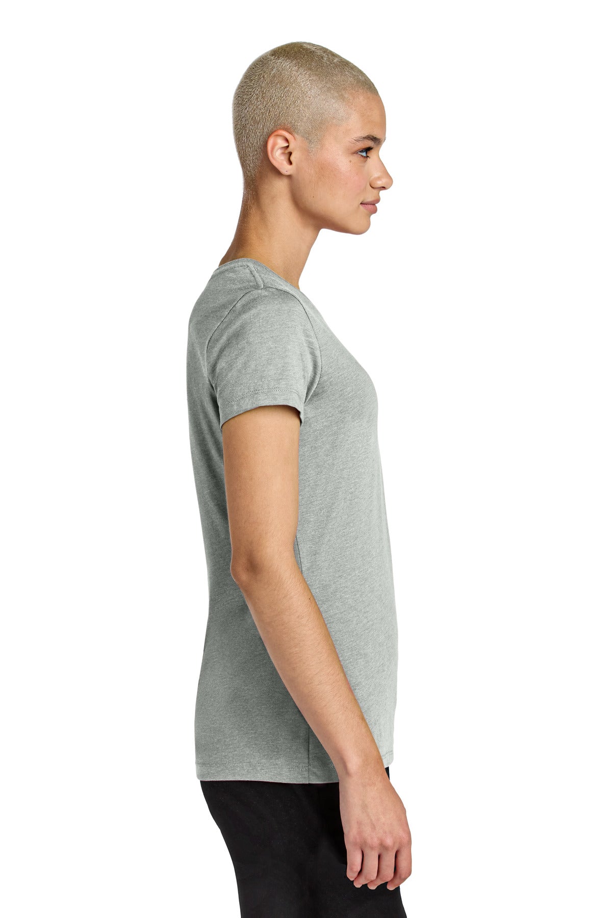 LtHtGry District Women's Perfect Weight CVC Tee DT188