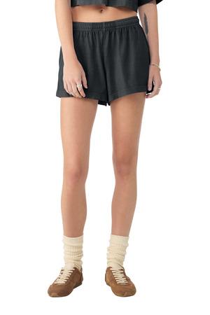 LtWsdDenim BELLA+CANVAS Women's Heavyweight Garment-Dyed Short BC6824GD