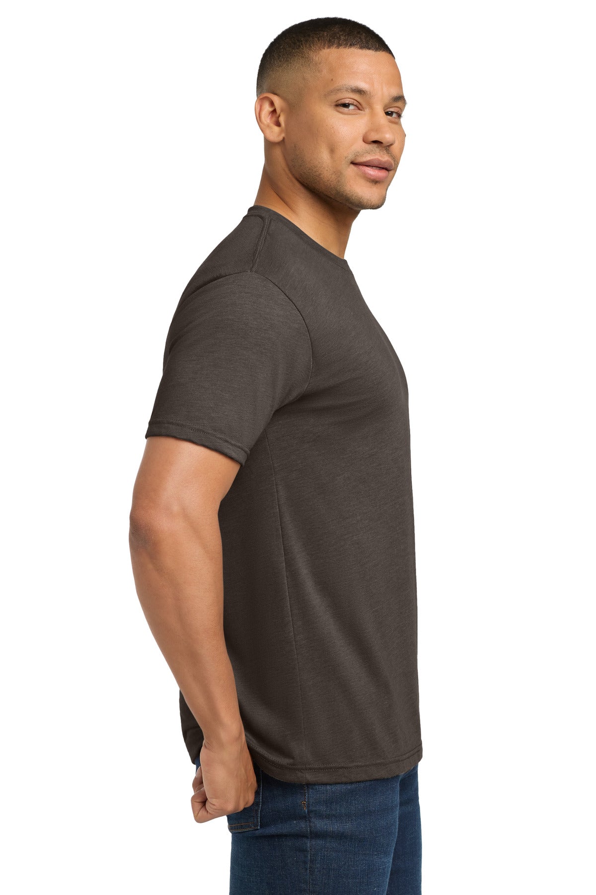 Macchiato Next Level Apparel Adult Tri-Blend Tee. NL6010