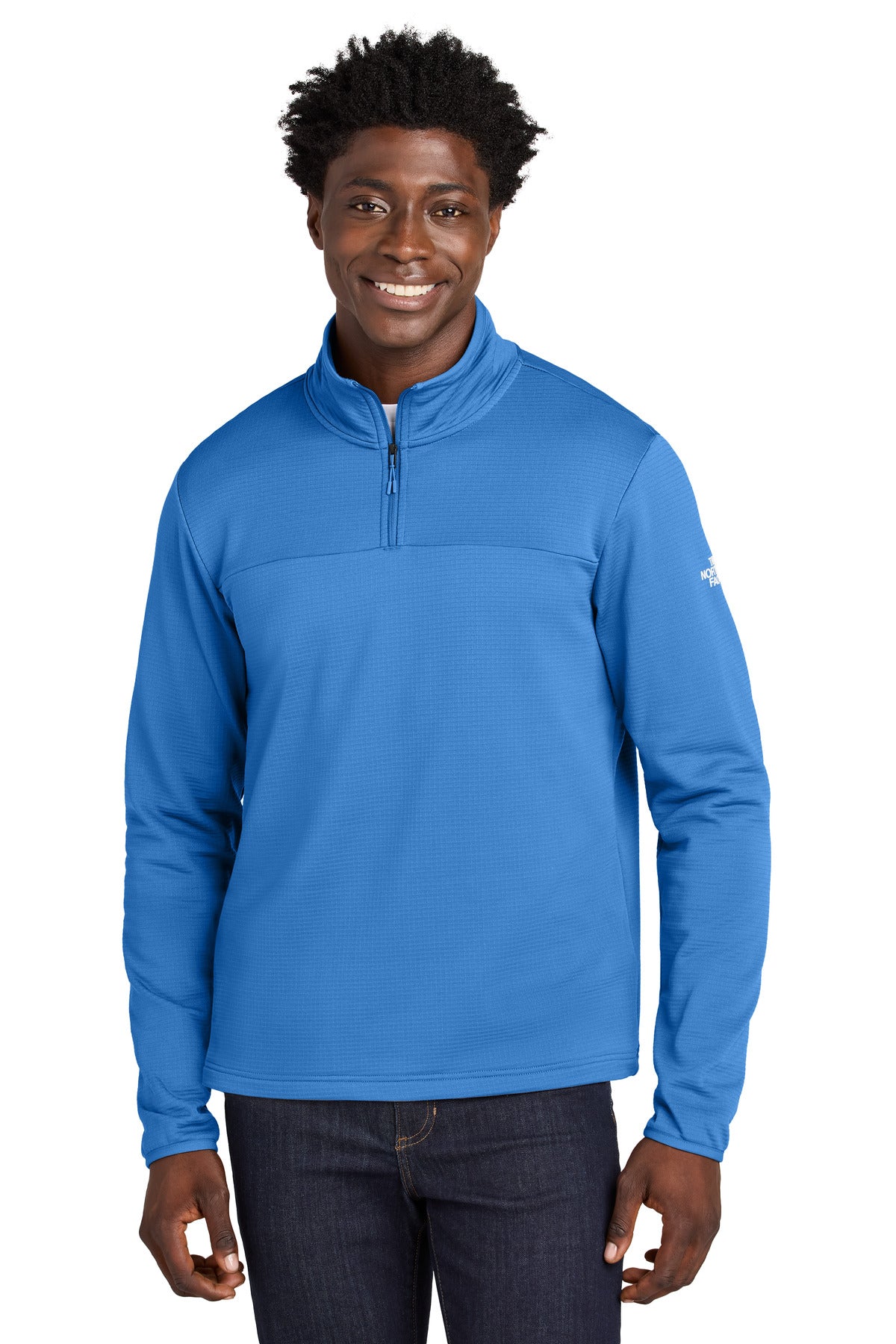 MarinaBlue The North Face Aim 1/4-Zip Fleece NF0A8ENJ