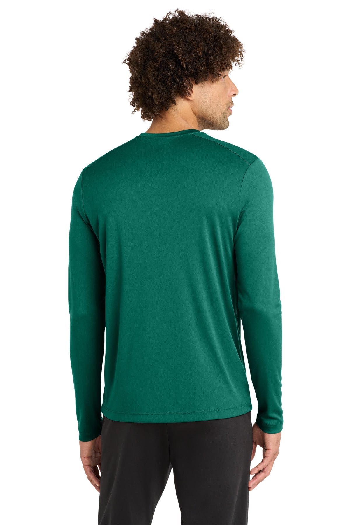 Marine Green Sport-Tek Posi-UV Pro Long Sleeve Tee. ST420LS