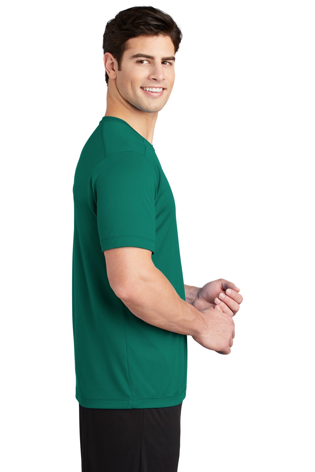 Marine Green Sport-Tek Posi-UV Pro Tee. ST420
