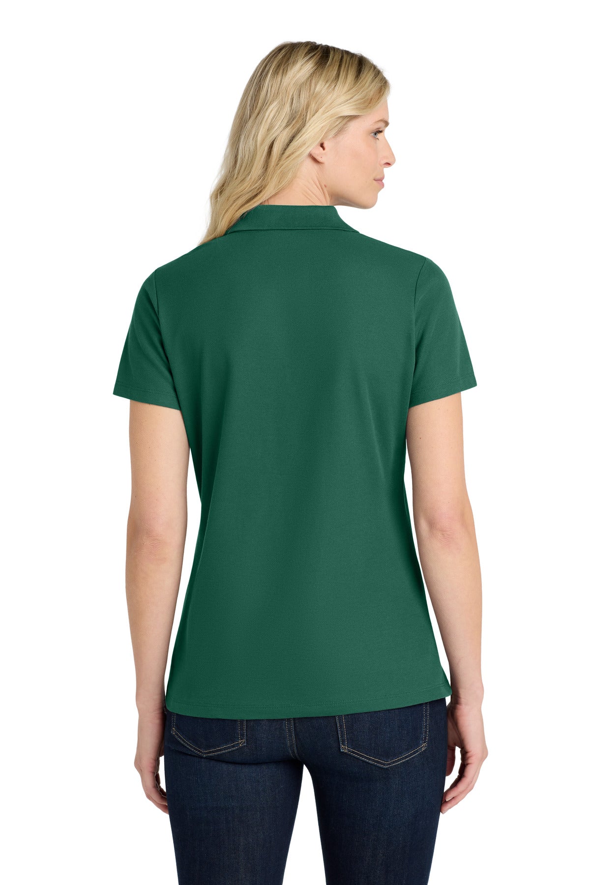 MarineGrn Port Authority Women's SuperPro React Polo. LK810