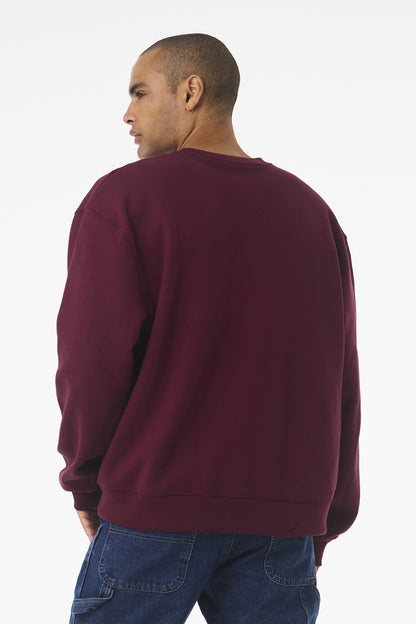 Maroon BELLA+CANVAS Unisex 10-Ounce Heavyweight Crewneck Sweatshirt BC4711