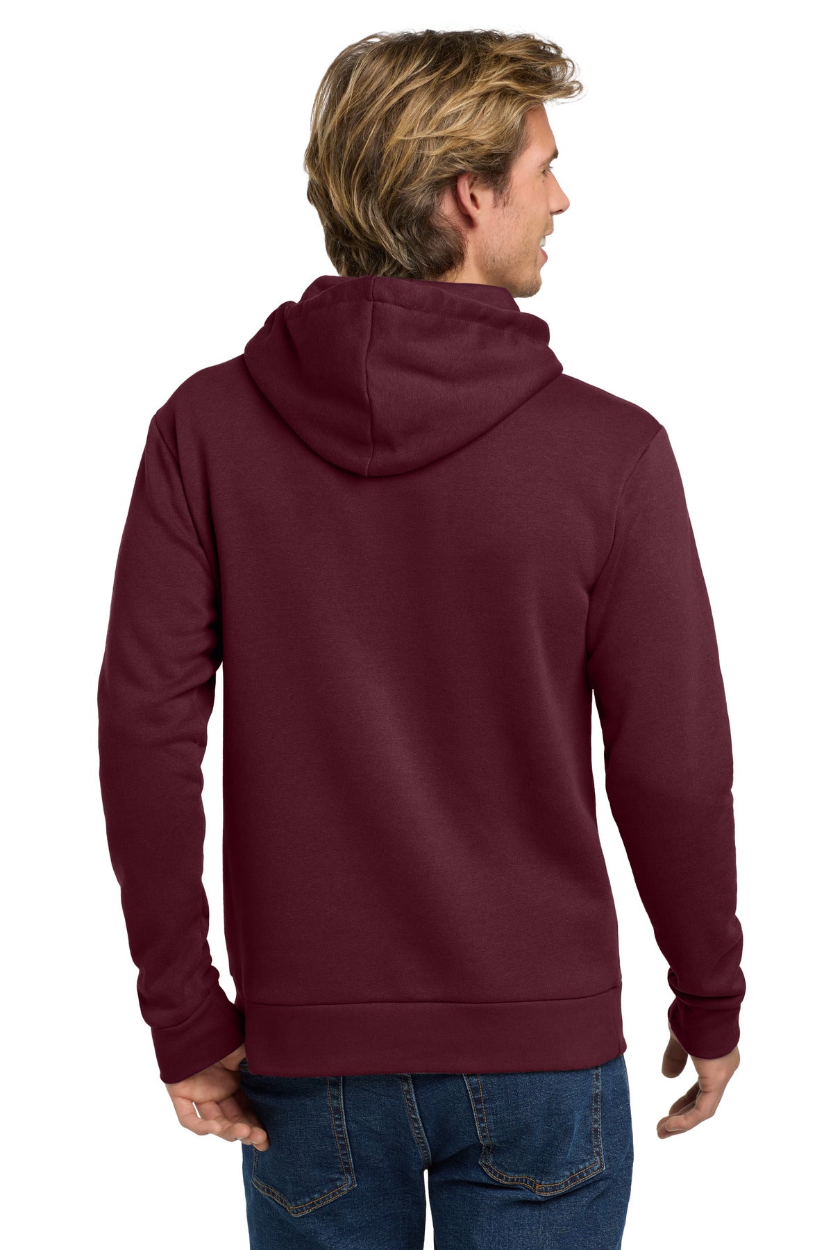 Maroon Next Level Apparel Adult Santa Barbara Pullover Hoodie. NL9303