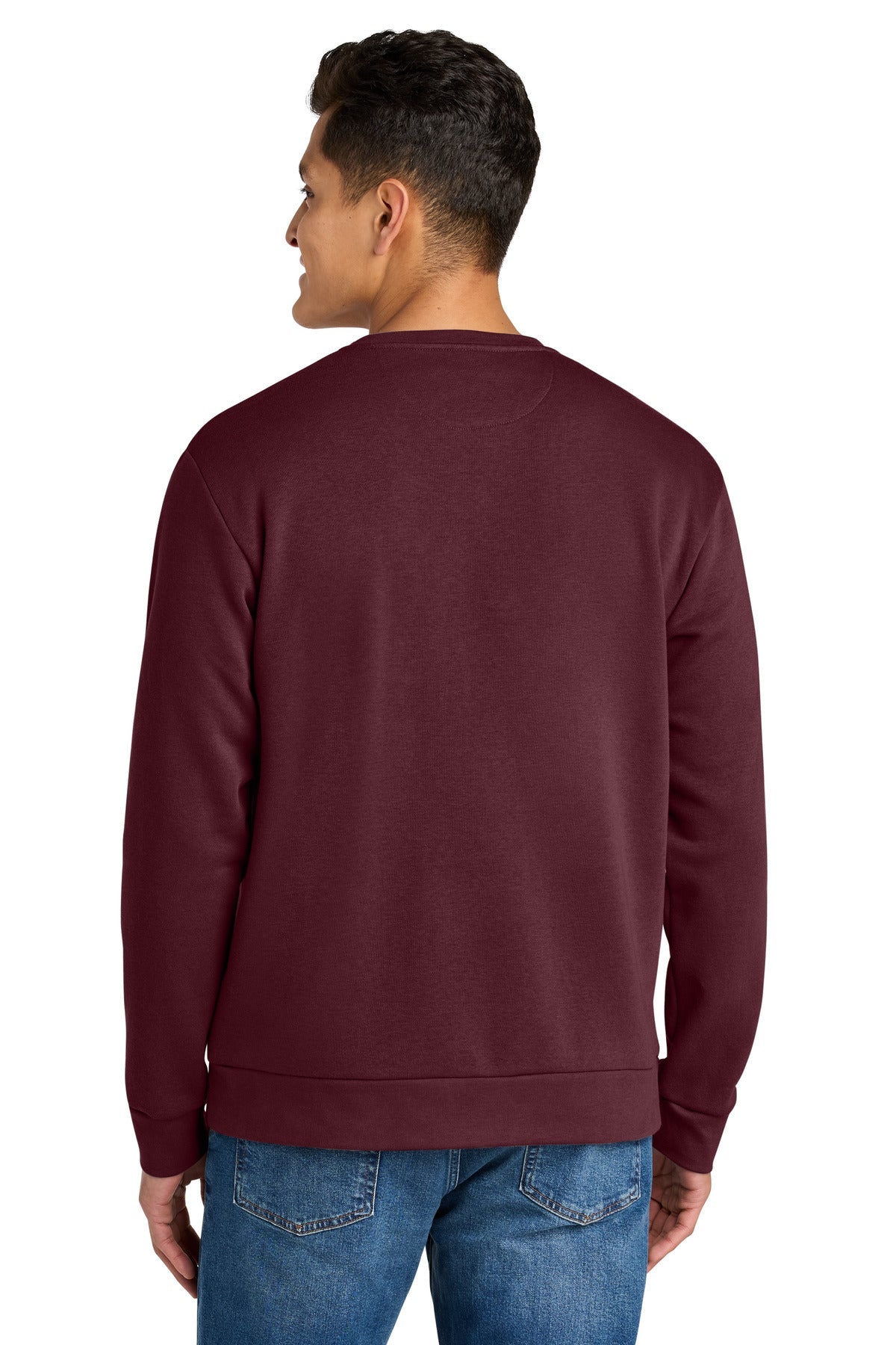 Maroon Next Level Apparel Santa Barbara Pocket Sweatshirt NL9001