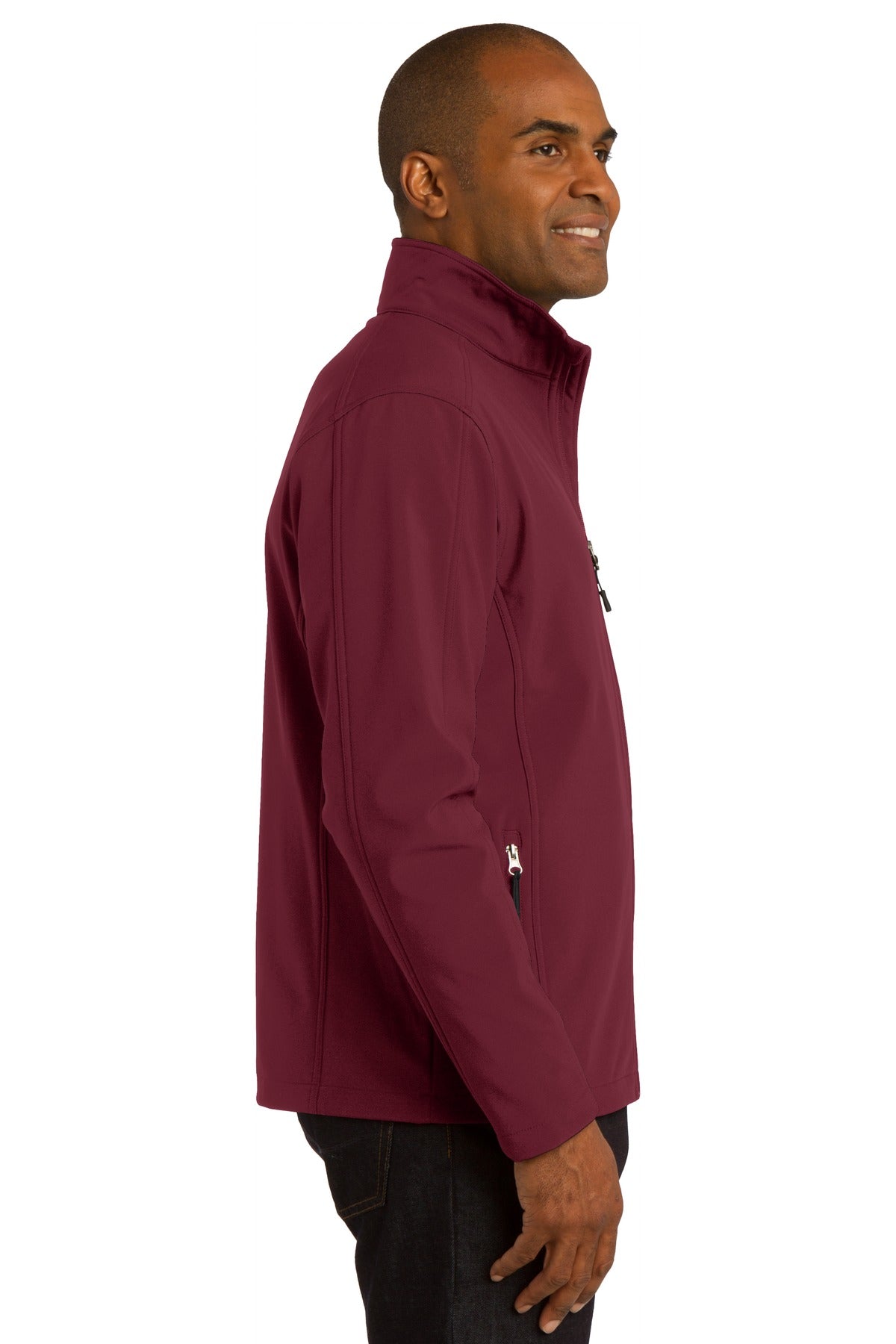 Maroon Port Authority Core Soft Shell Jacket. J317