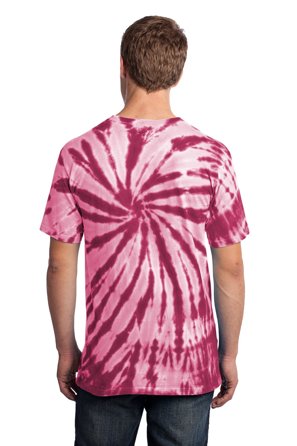 Maroon Port & Co Tie-Dye Tee. PC147