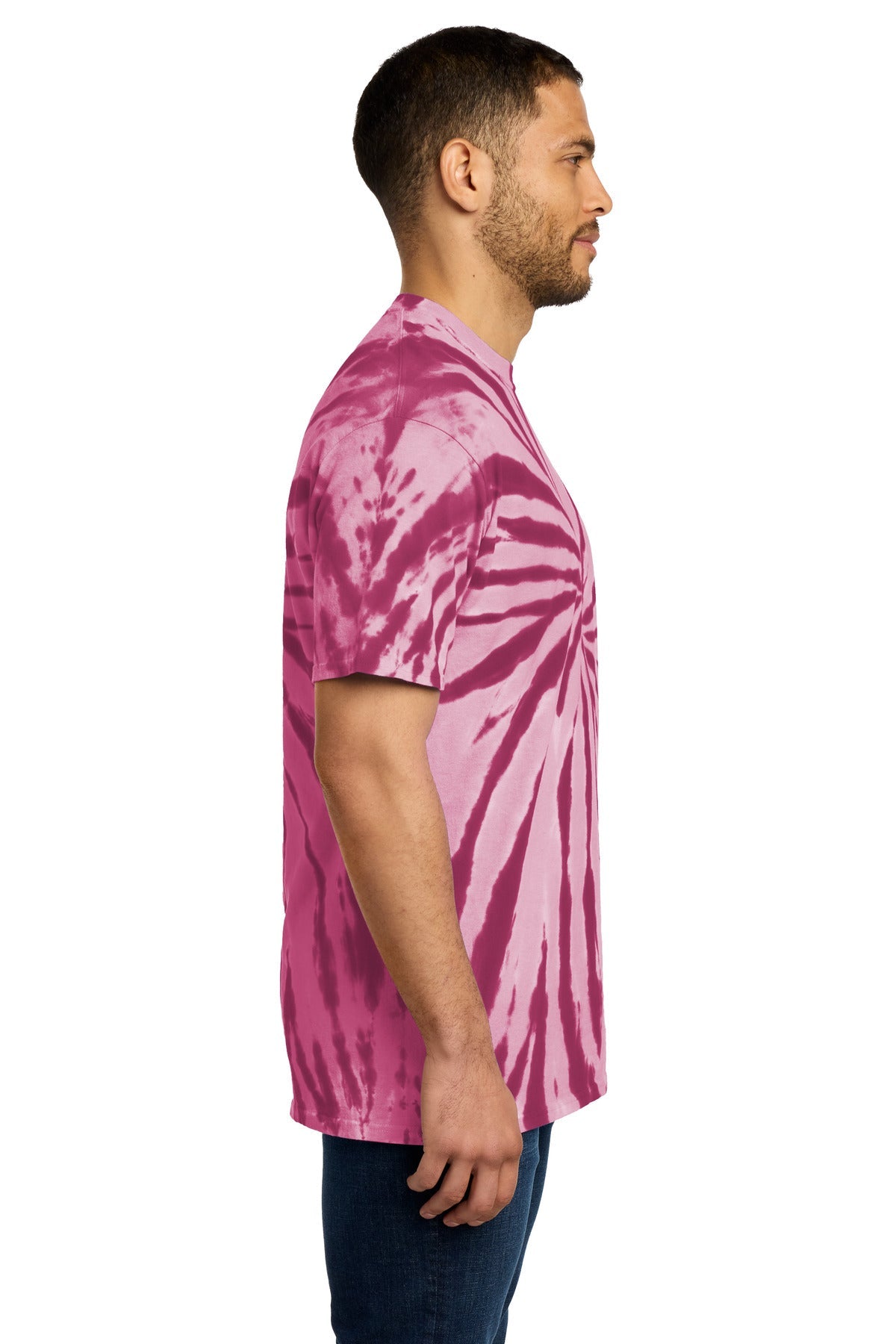 Maroon Port & Co Tie-Dye Tee. PC147