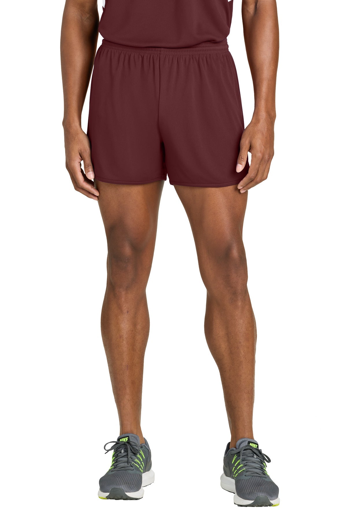 Maroon Sport-Tek Club 4" Track Short ST447