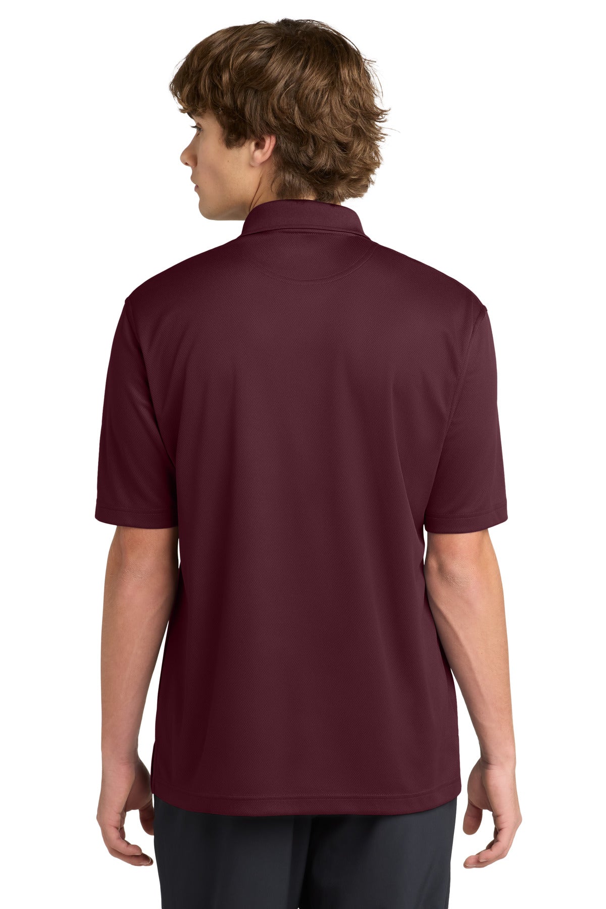 Maroon Sport-Tek Dri-Mesh Polo. K469