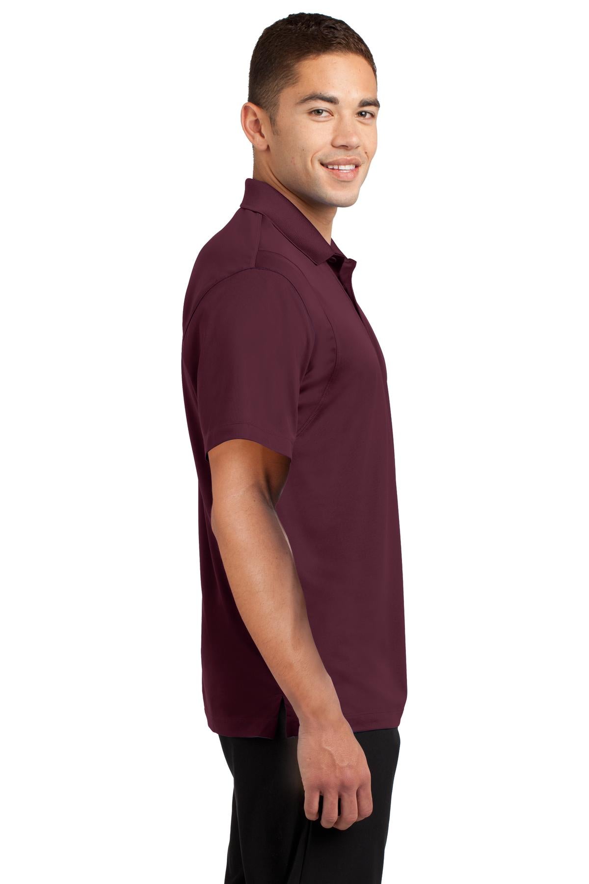 Maroon Sport-Tek Micropique Sport-Wick Polo. ST650