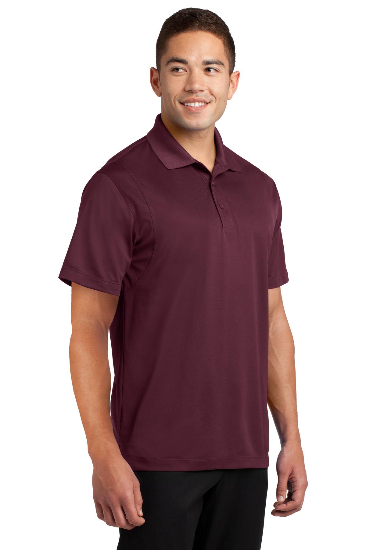 Maroon Sport-Tek Micropique Sport-Wick Polo. ST650
