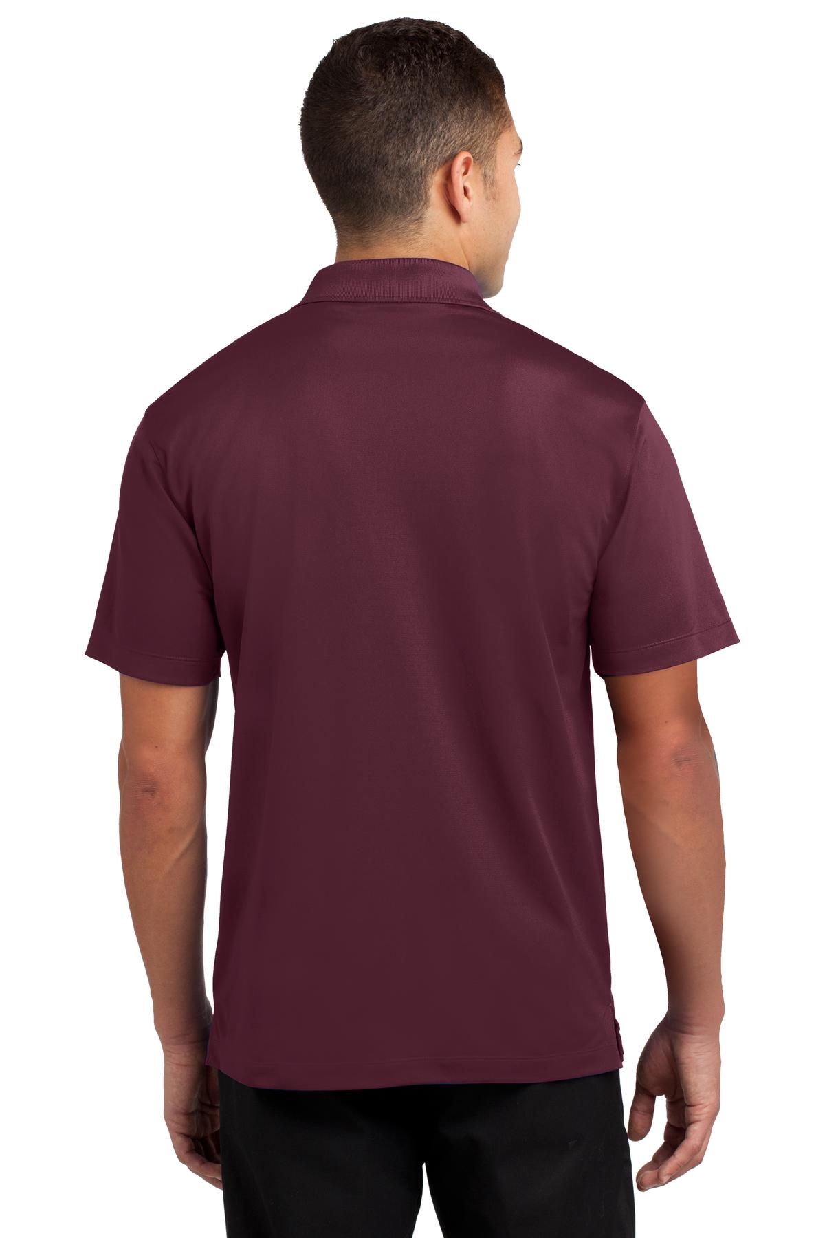 Maroon Sport-Tek Micropique Sport-Wick Polo. ST650