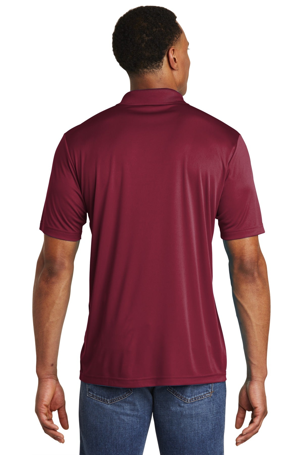 Maroon Sport-Tek PosiCharge Competitor Polo. ST550