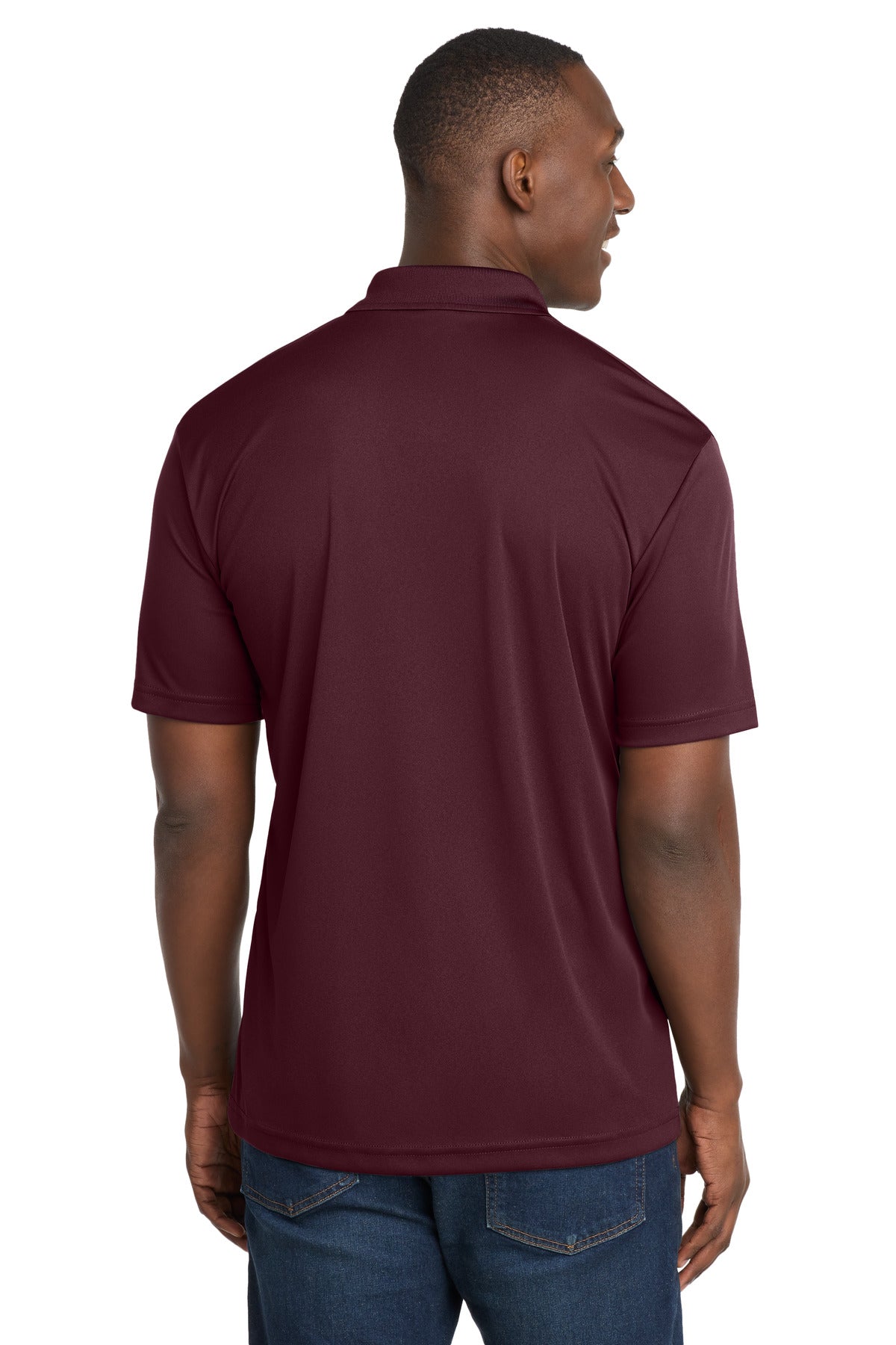 Maroon Sport-Tek PosiCharge Competitor Polo. ST550