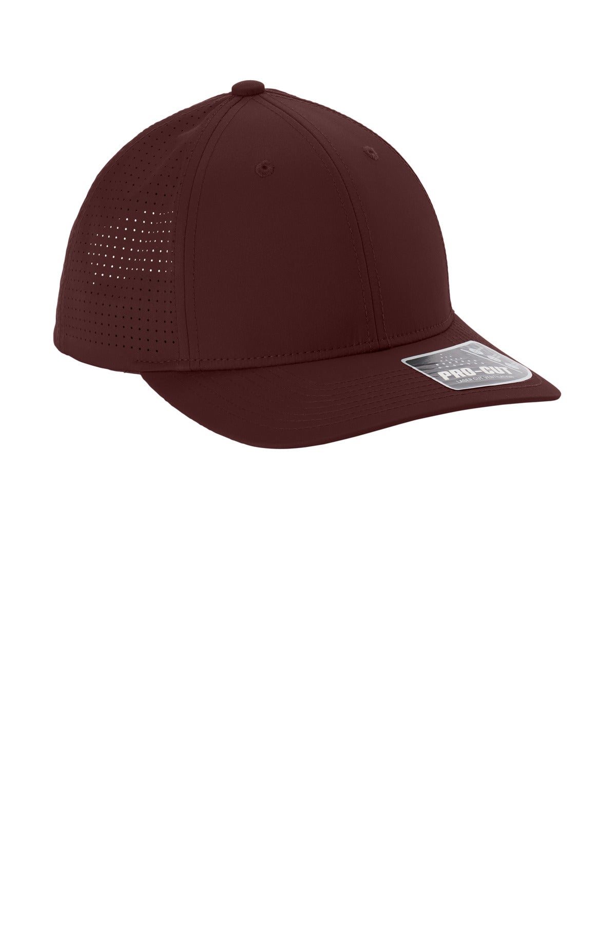 Maroon Sport-Tek Pro-Cut Adjustable Cap STC65
