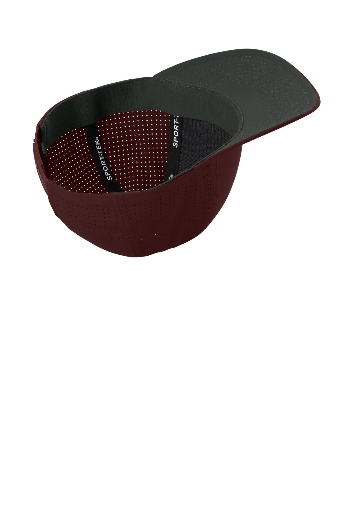 Maroon Sport-Tek Pro-Cut Adjustable Cap STC65