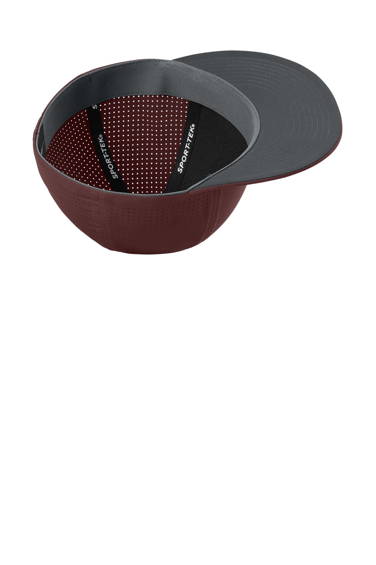 Maroon Sport-Tek Pro-Cut Stretch-Tek Cap STC64