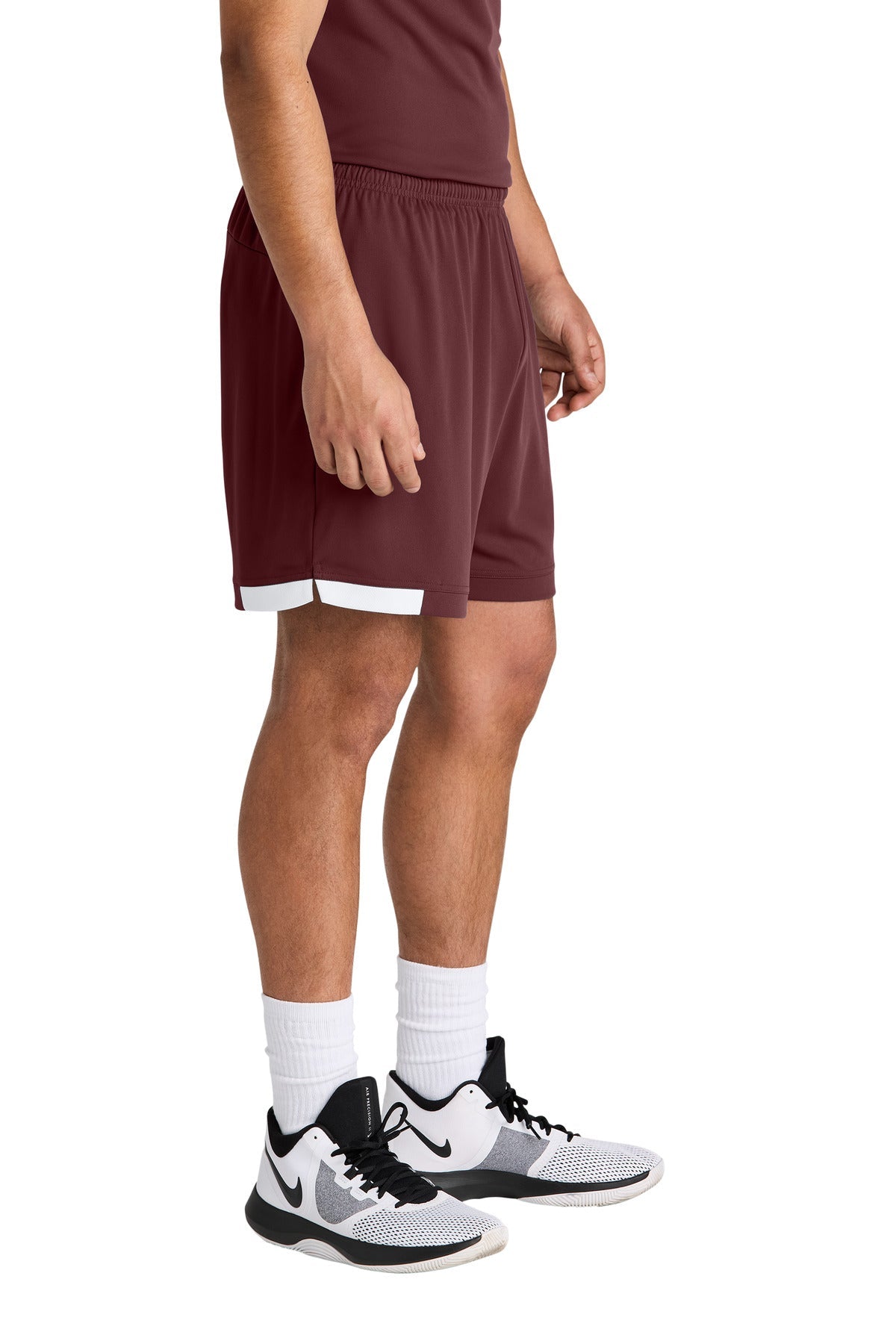 Mar/White Sport-Tek Club 7" Short ST442