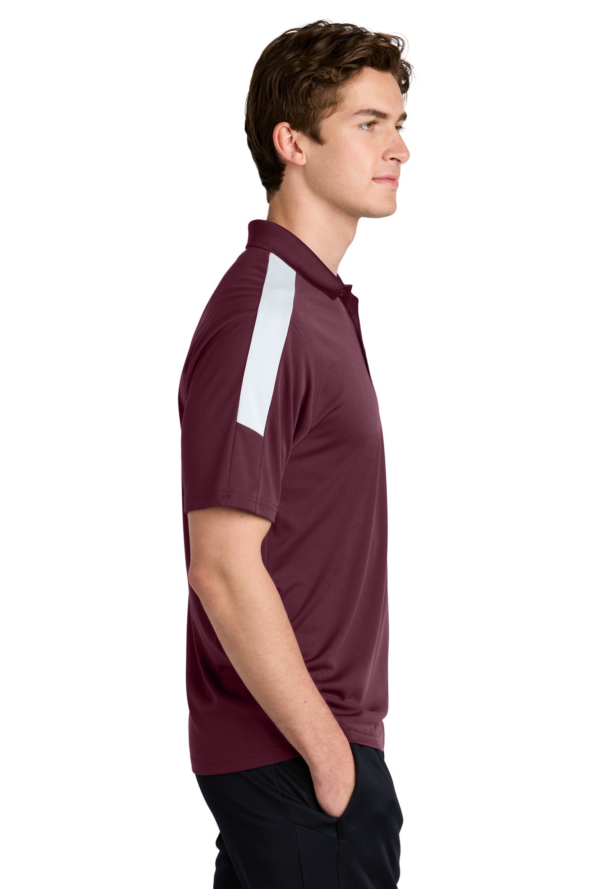 Mar/White Sport-Tek Competitor United Polo ST104