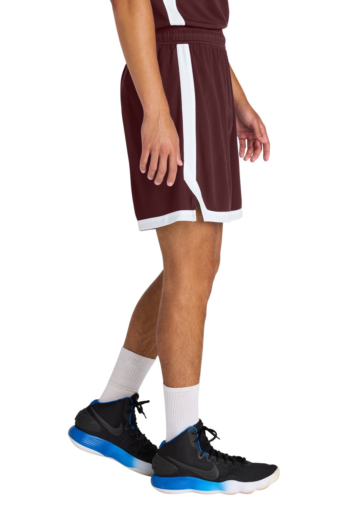 Mar/White Sport-Tek Rival Basketball 7"Short ST901