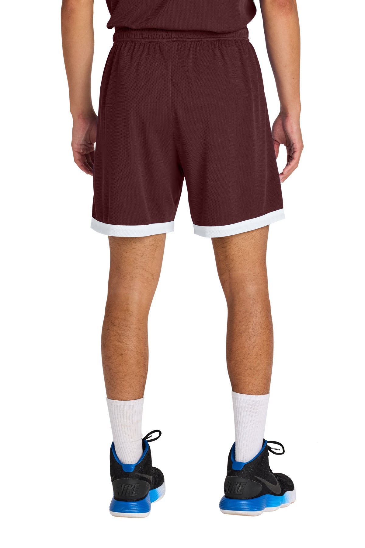 Mar/White Sport-Tek Rival Basketball 7"Short ST901