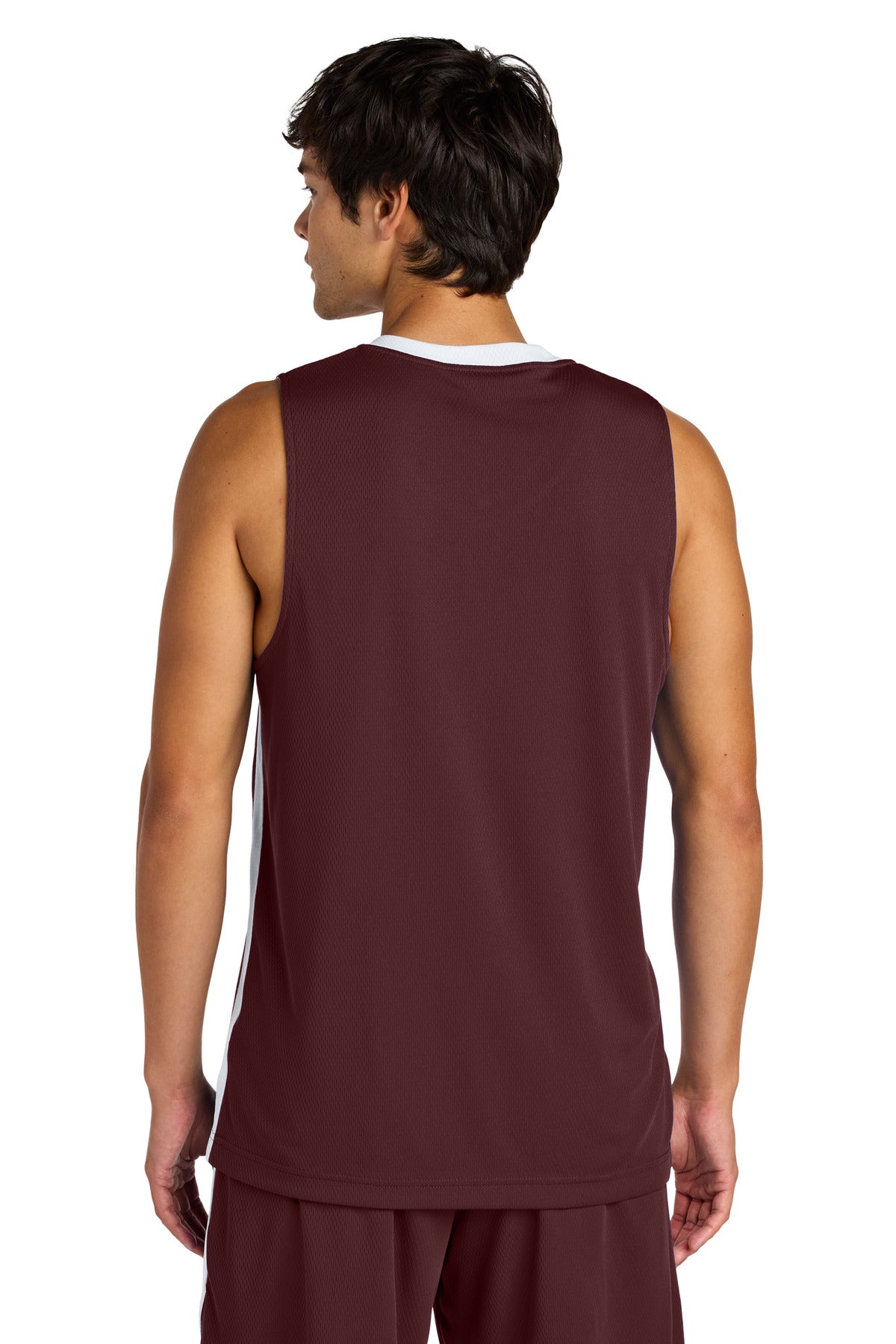 Mar/White Sport-Tek Rival Basketball Rev Jersey ST900