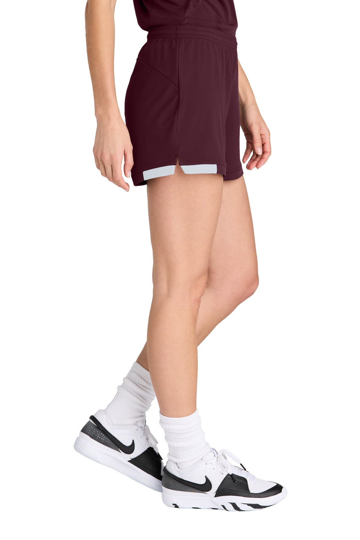 Mar/White Sport-Tek Women's Club 5" Short LST442