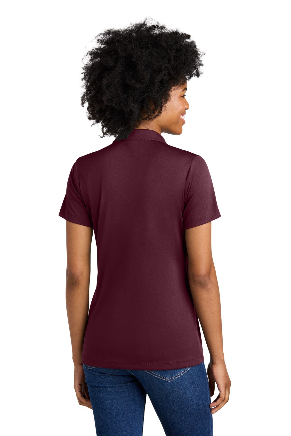 Mar/White Sport-Tek Women's Competitor United Polo LST104