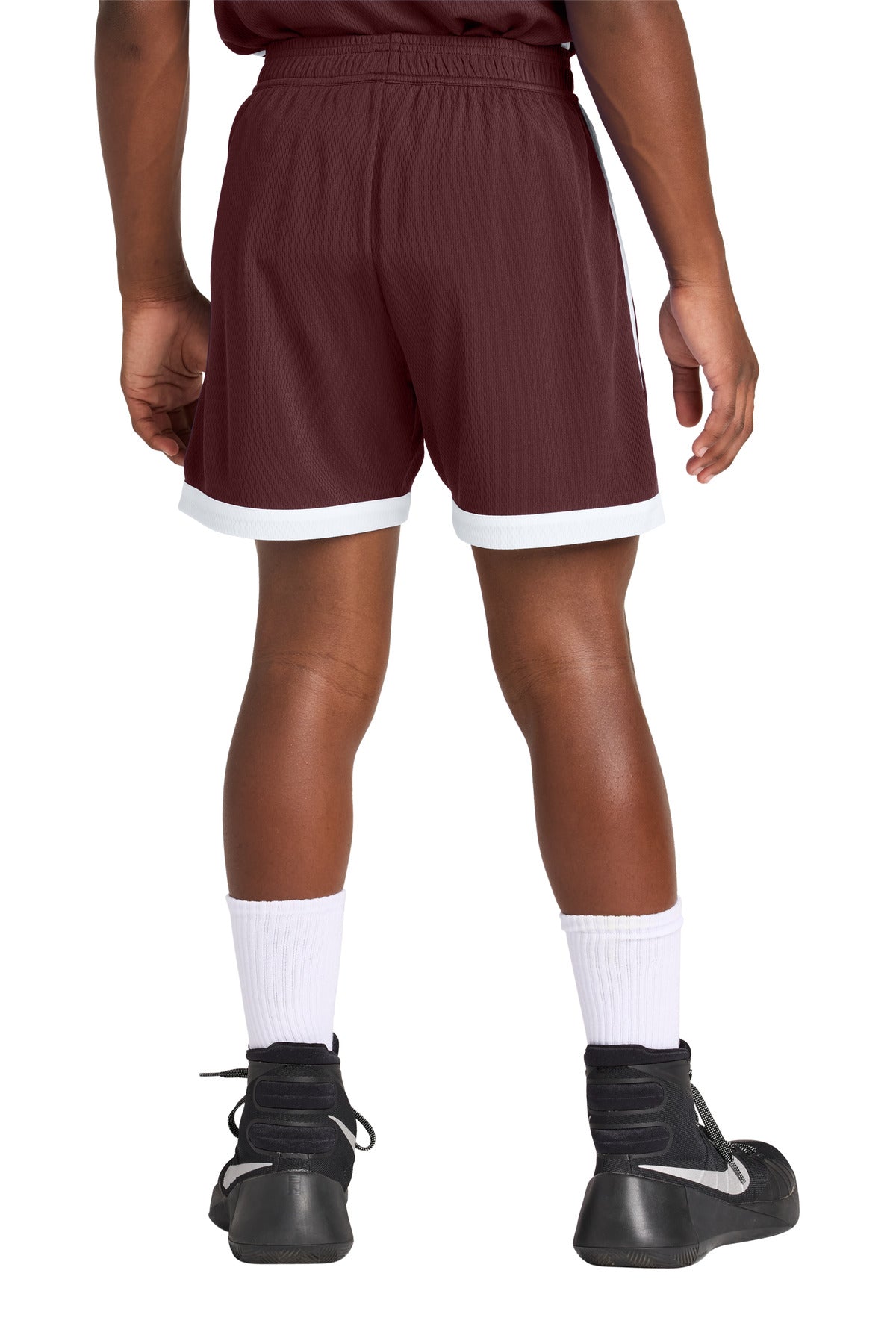 Mar/White Sport-Tek Youth Rival Basketball 5" Short YST901