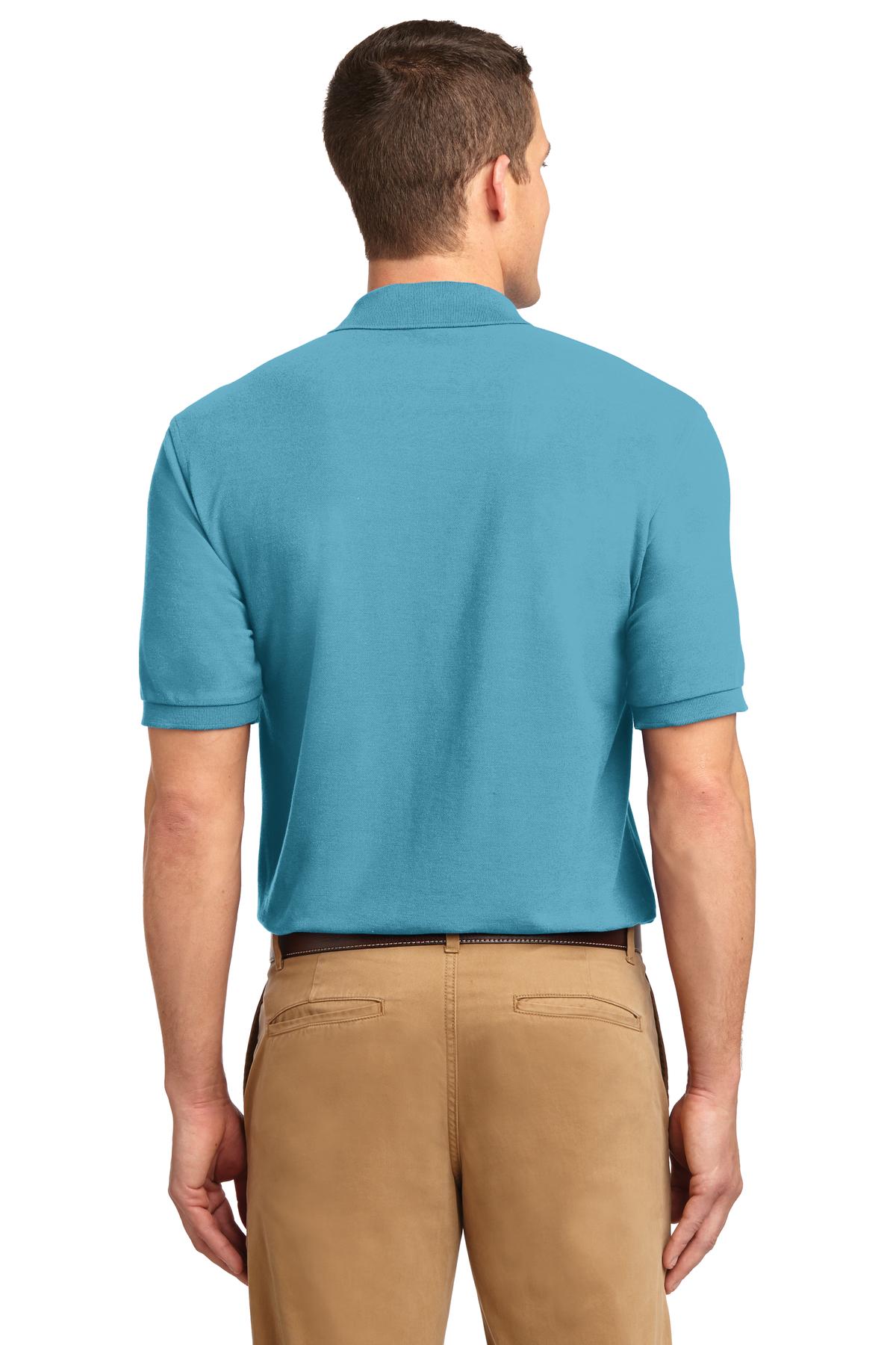 Maui Blue Port Authority Extended Size Silk Touch Polo K500ES