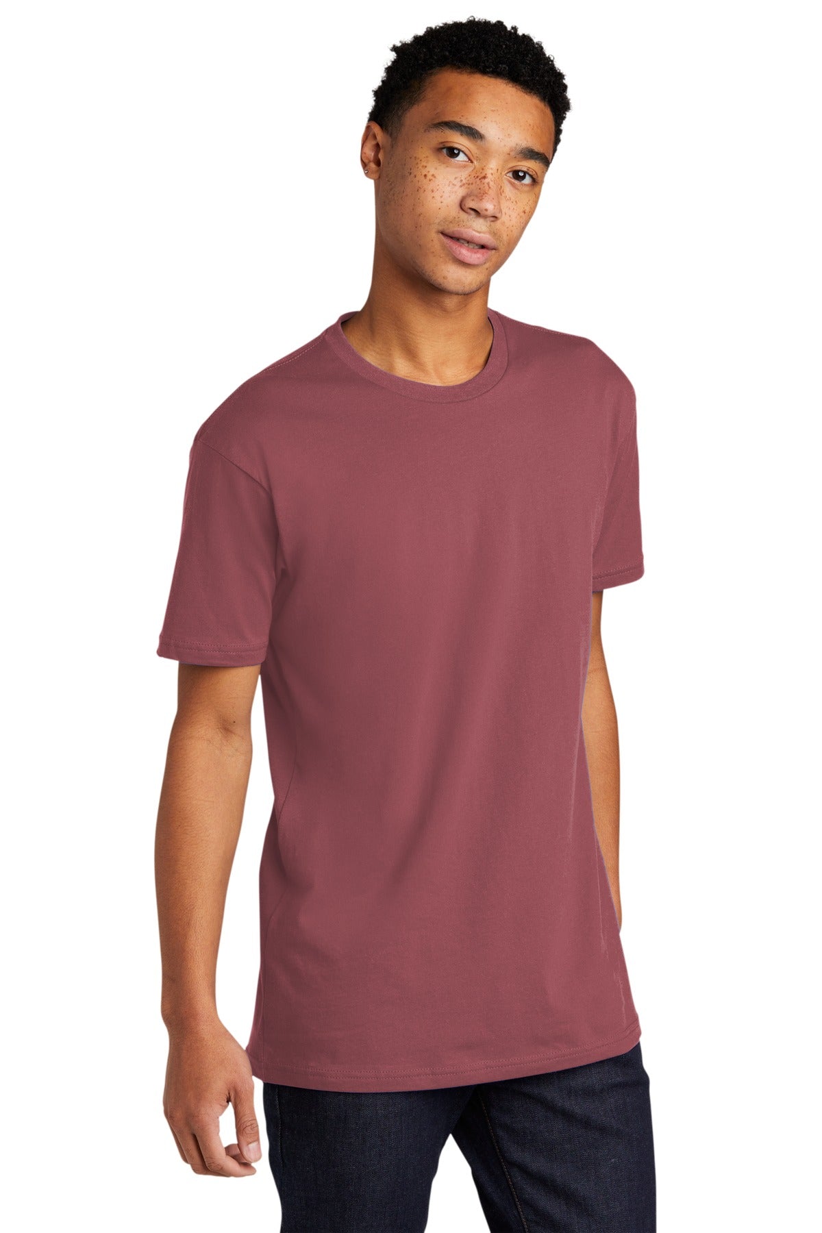 Mauve Next Level Apparel Adult Cotton Tee. NL3600