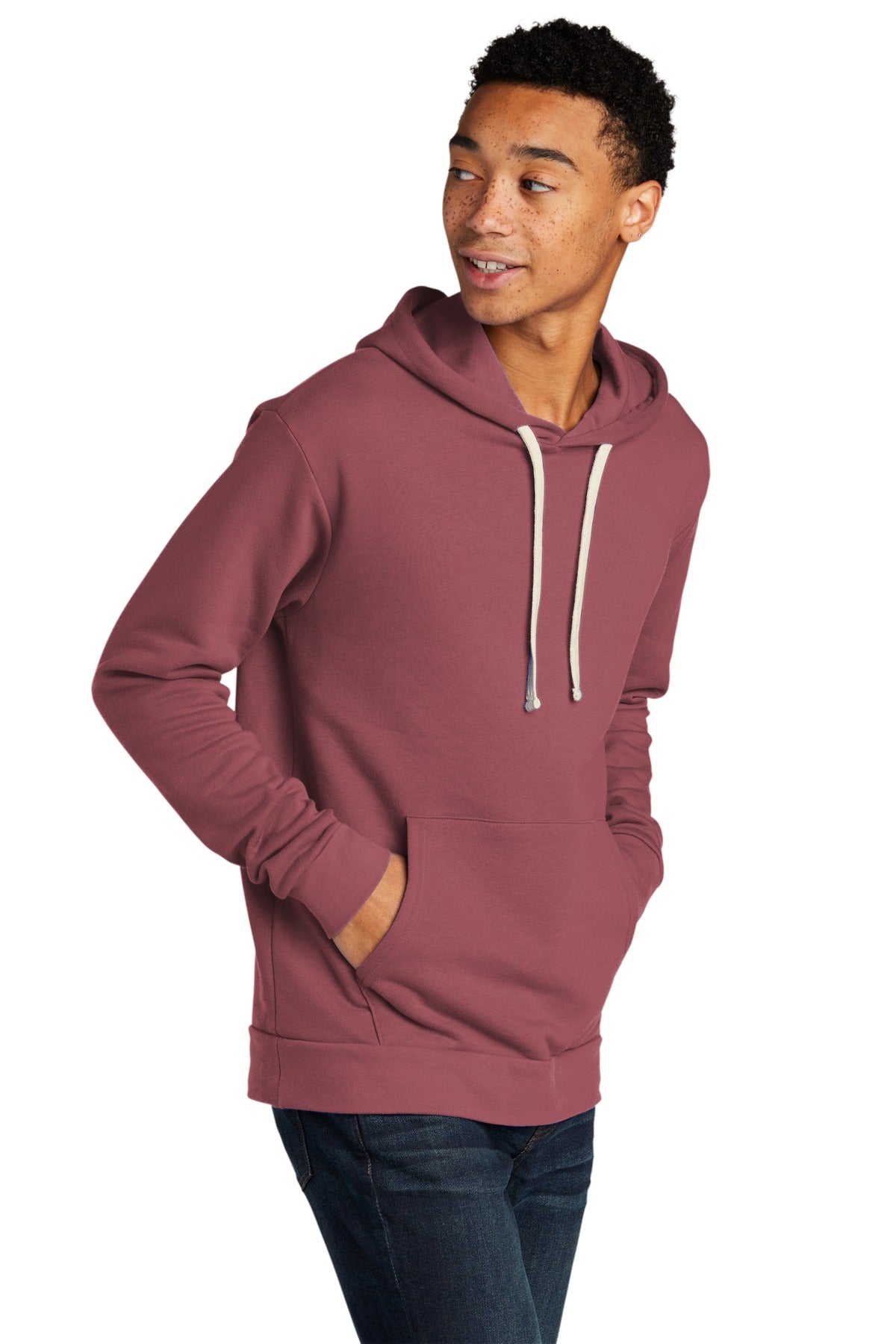 Mauve Next Level Apparel Adult Santa Barbara Pullover Hoodie. NL9303