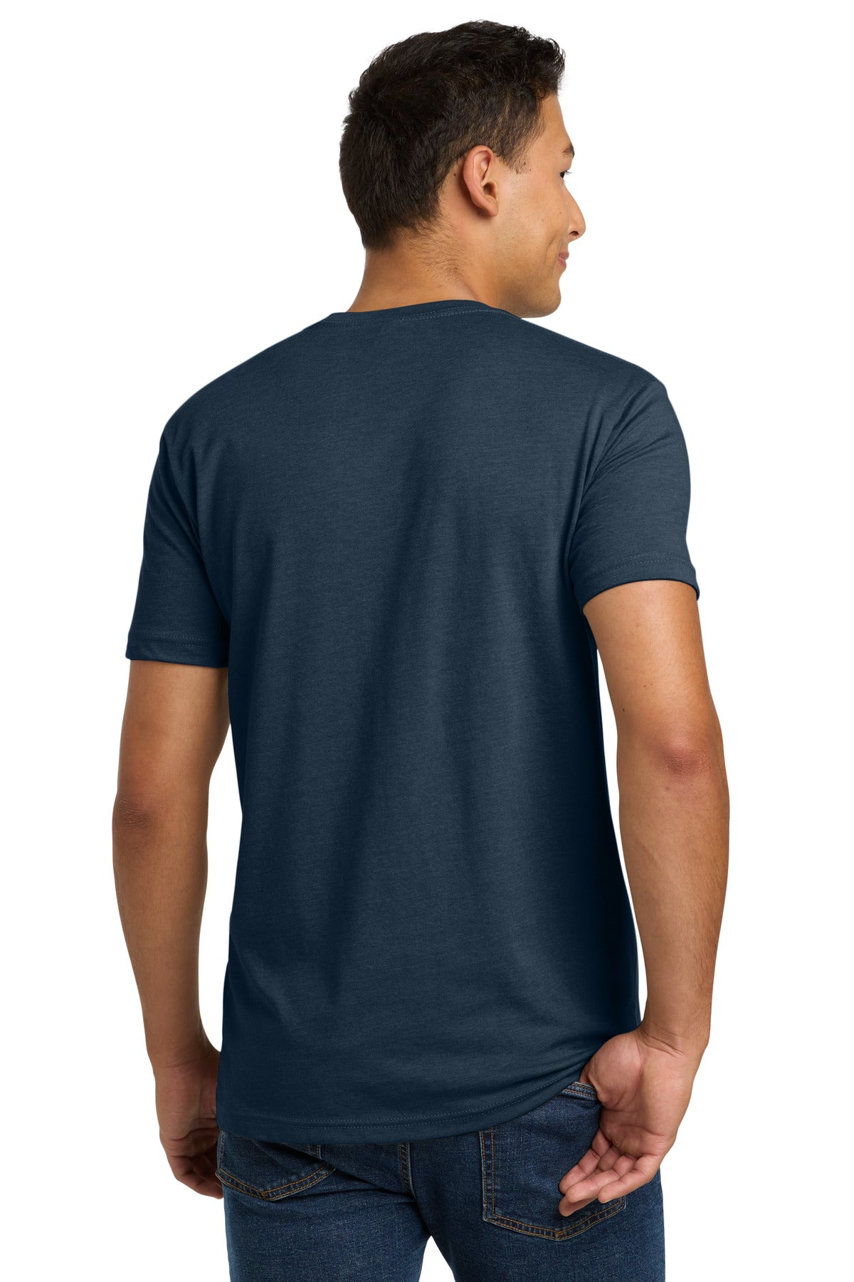 MdntNavy Next Level Apparel Adult CVC Tee. NL6210