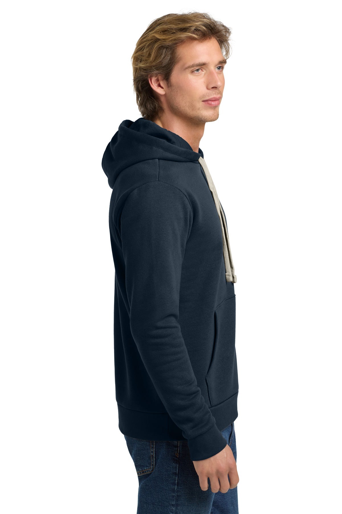 MdntNavy Next Level Apparel Adult Santa Barbara Pullover Hoodie. NL9303