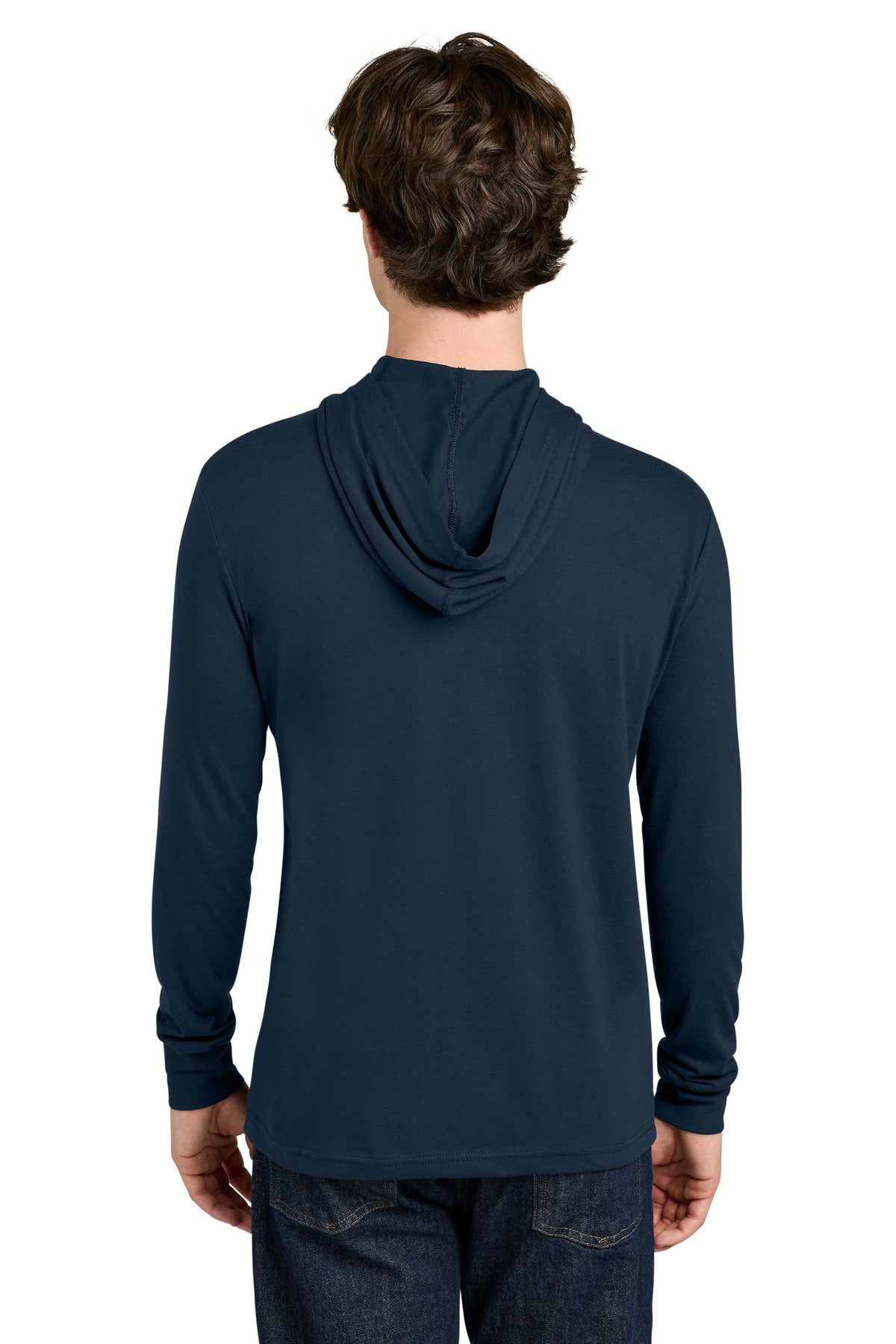 MdntNavy Next Level Apparel CVC Long Sleeve Hoodie NL6221