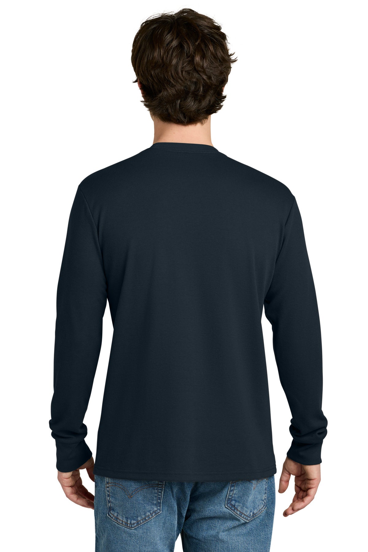 MdntNavy Next Level Apparel Ideal Thermal Long Sleeve Tee NL8211