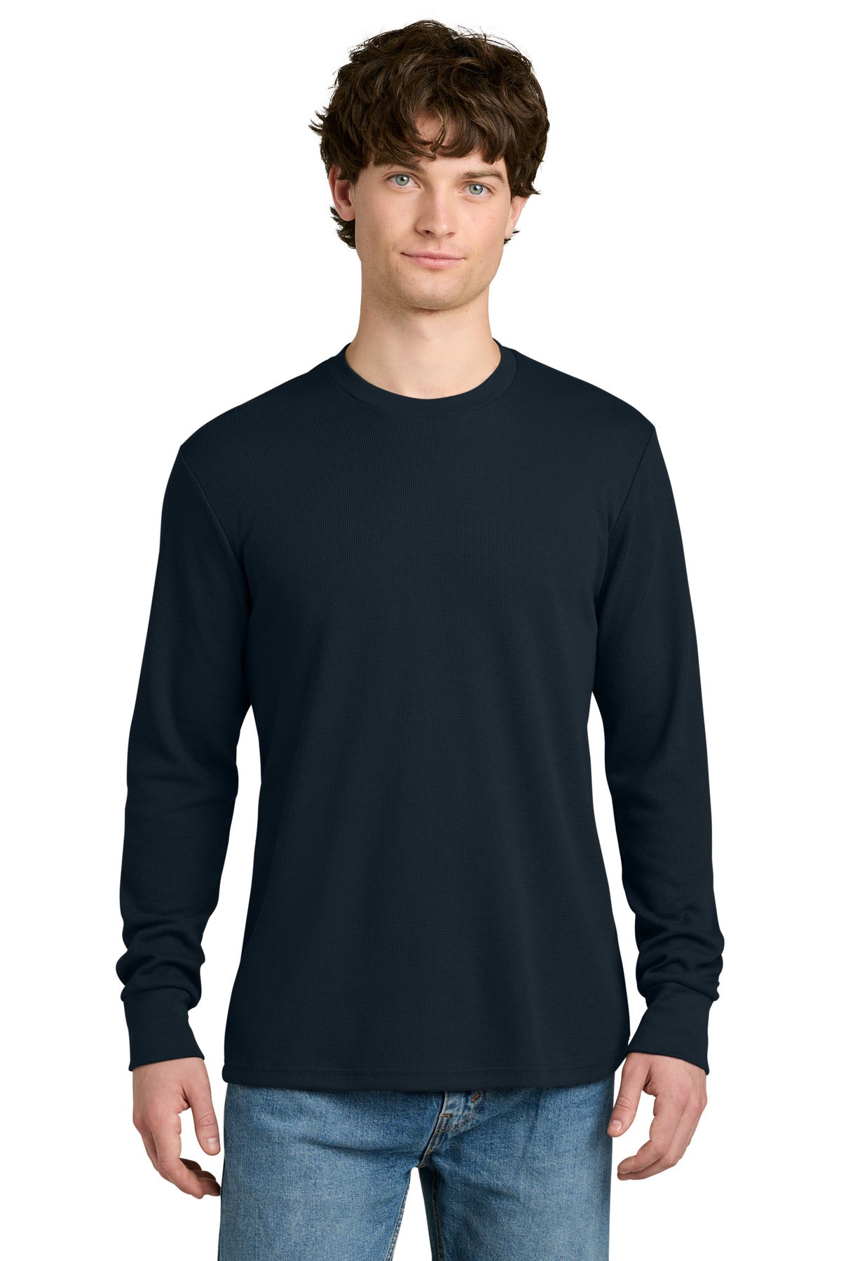 MdntNavy Next Level Apparel Ideal Thermal Long Sleeve Tee NL8211
