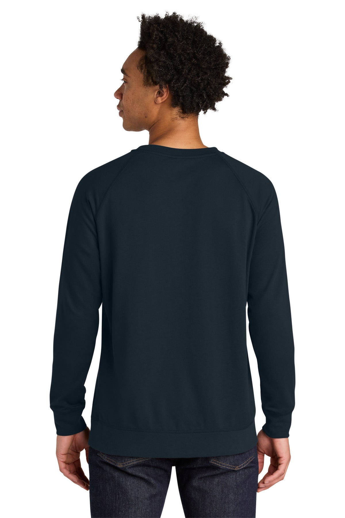 MdntNavy Next Level Apparel Laguna Raglan Sweatshirt NL9000