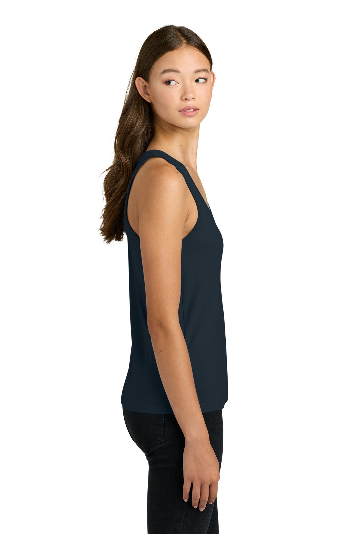 MdntNavy Next Level Apparel Women's Cotton Tank NL3933