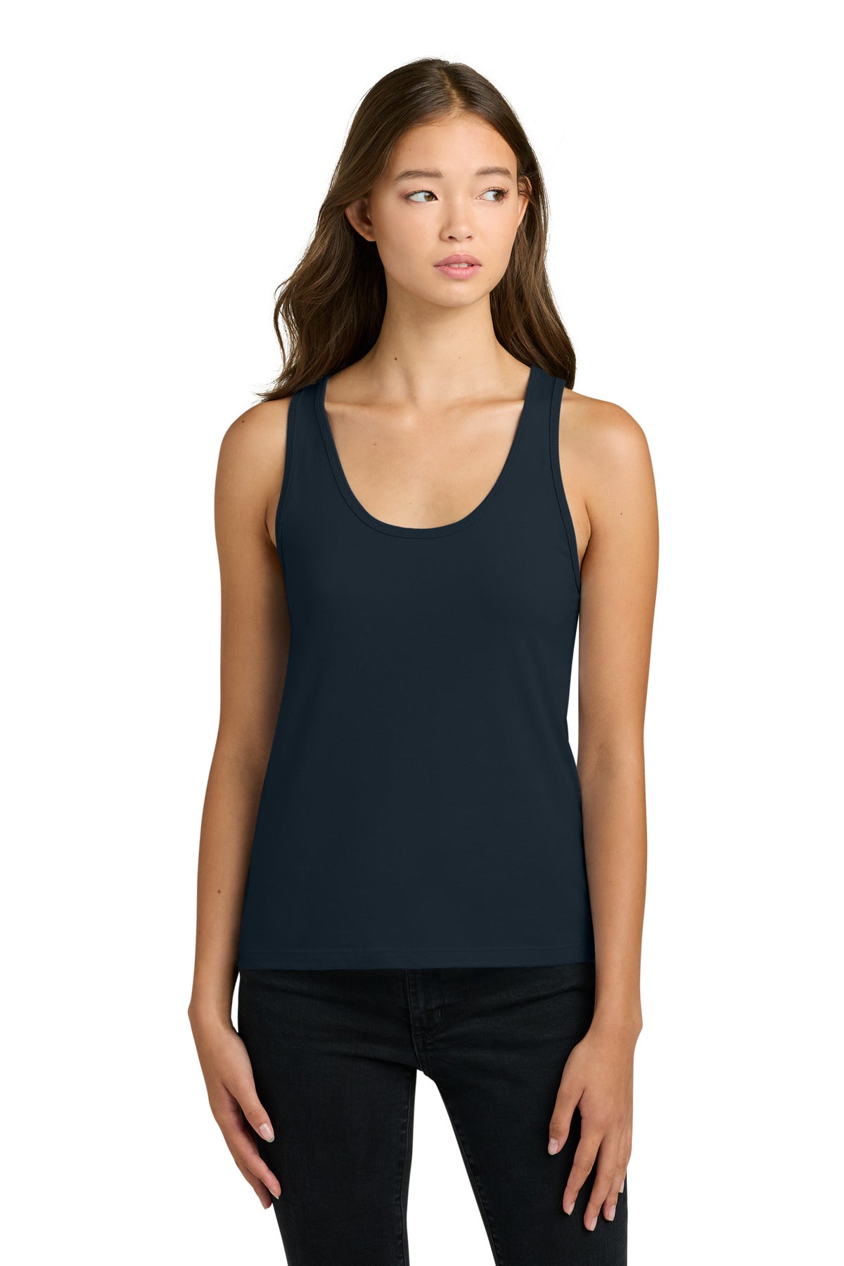 MdntNavy Next Level Apparel Women's Cotton Tank NL3933