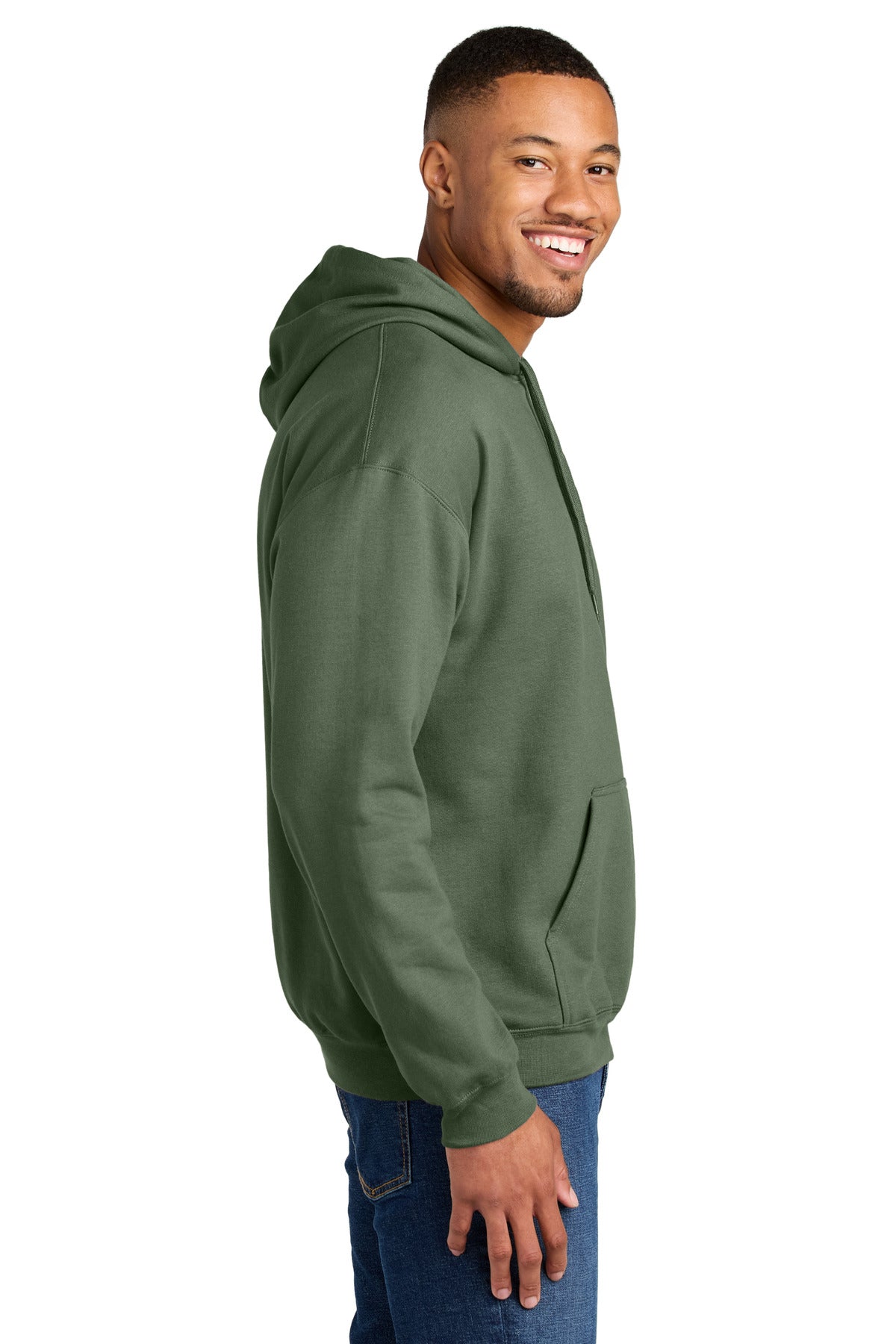 MilGreen Gildan Softstyle Midweight Pullover Hooded Sweatshirt SF500