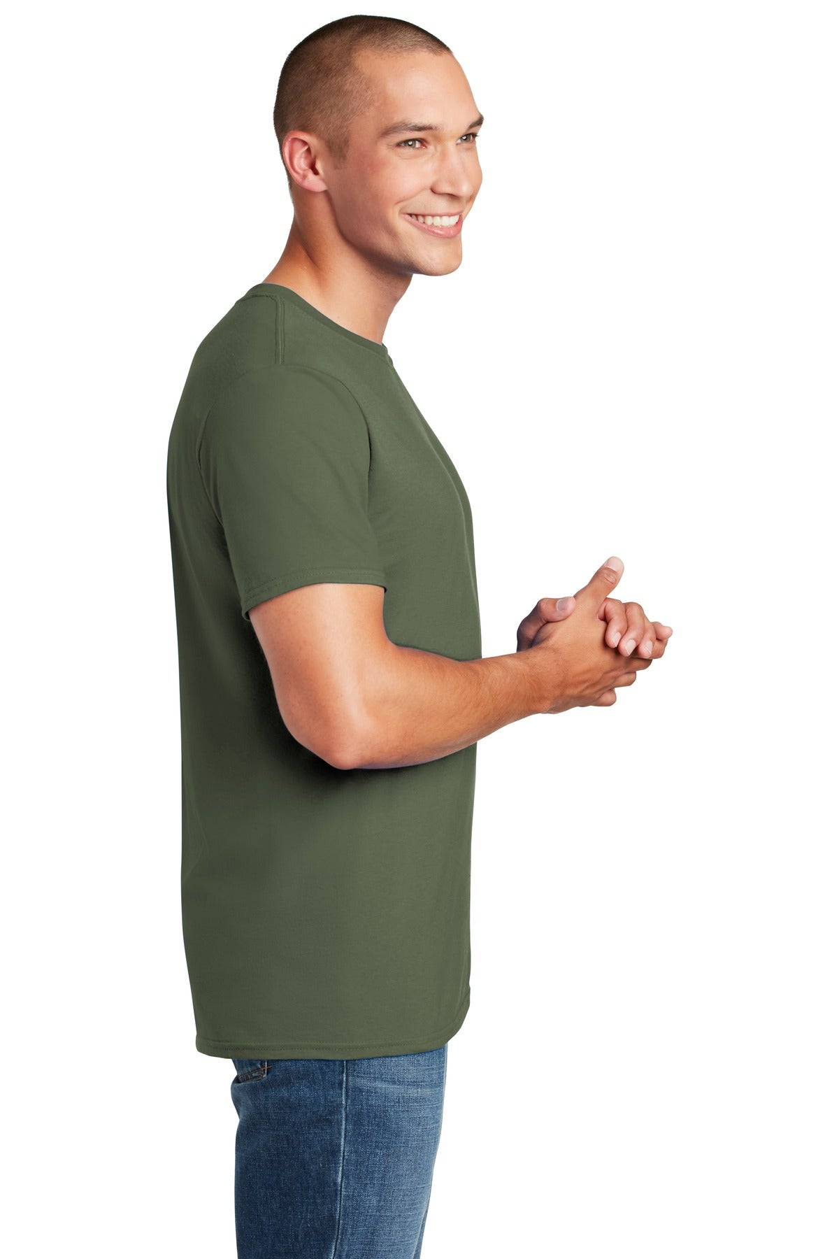 MilGreen Gildan Softstyle T-Shirt. 64000