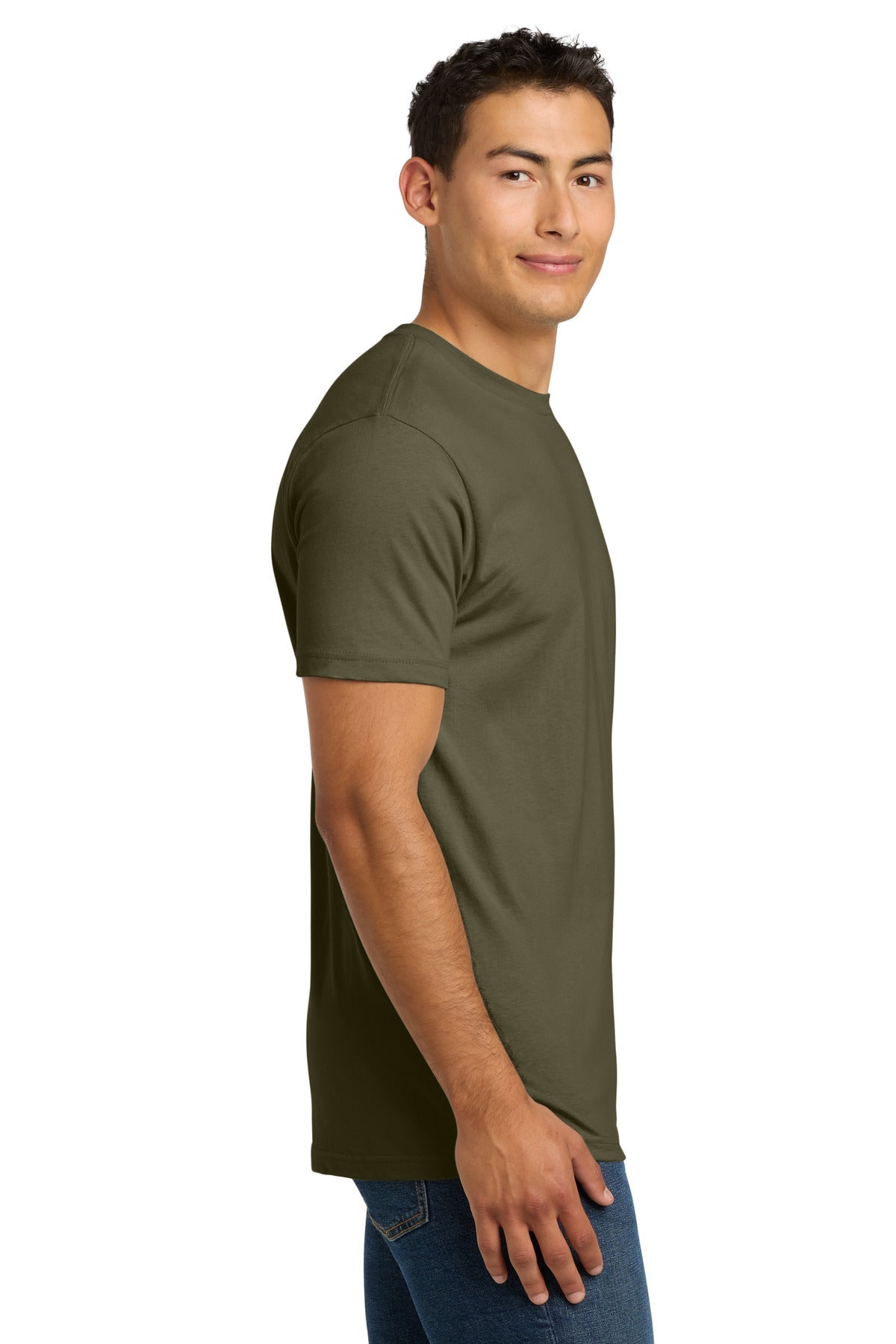MilGreen Next Level Apparel Adult Cotton Tee. NL3600